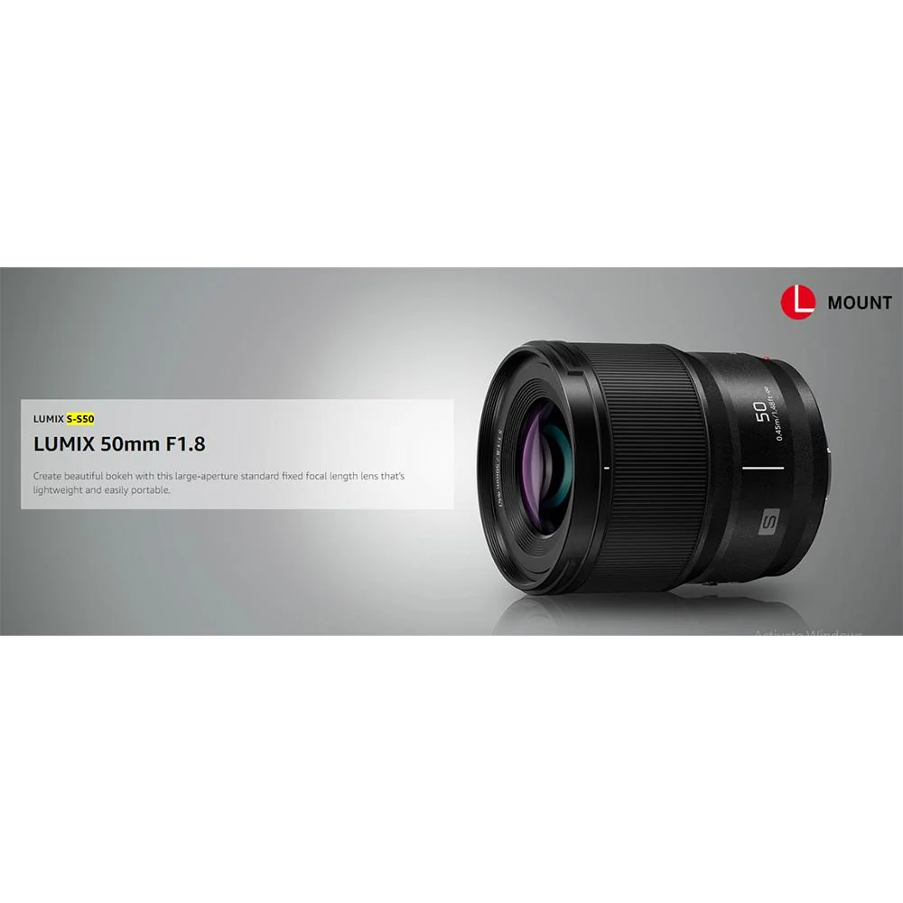 Panasonic LUMIX S 50mm F1.8 Lens for L-Mount Mirrorless Full Frame Cameras - Open Box - Image 8