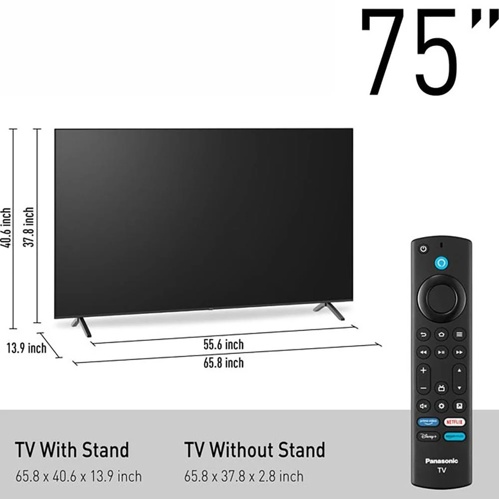 Panasonic W95 Series 75 inch Mini LED 4K Ultra HD Smart Fire TV (2024) - Image 5