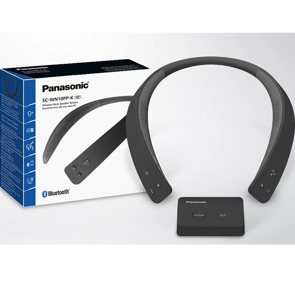Panasonic WN10 Wireless Wearable TV Neck Speaker, Bluetooth, Built-in Microphone - Image 7