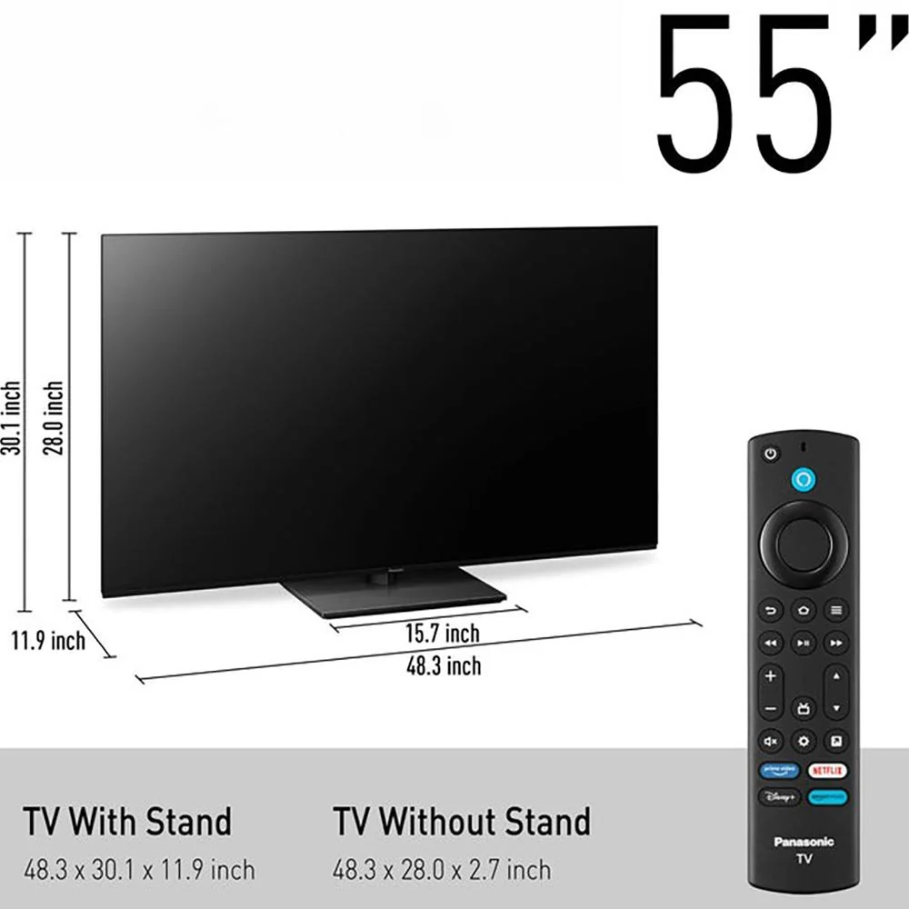 Panasonic Z85 55" OLED 4K UHD Smart Fire TV (2024) +Extended Protection Plan - Image 6