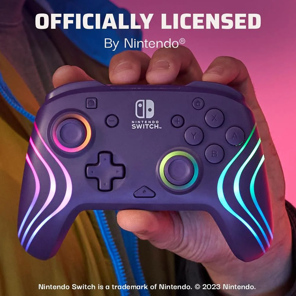 PDP Afterglow Wave Wireless Pro Controller with Full Motion for Nintendo Switch - Image 11