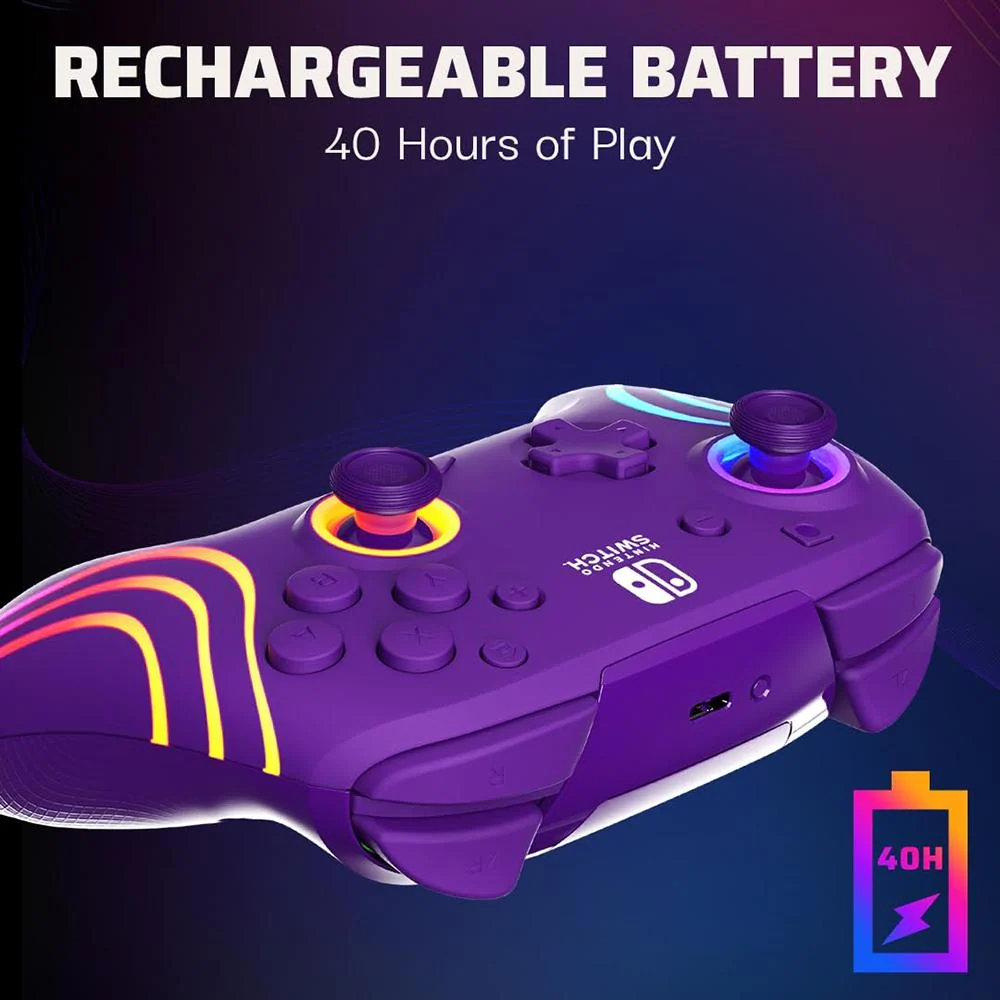 PDP Afterglow Wave Wireless Pro Controller with Full Motion for Nintendo Switch - Image 12