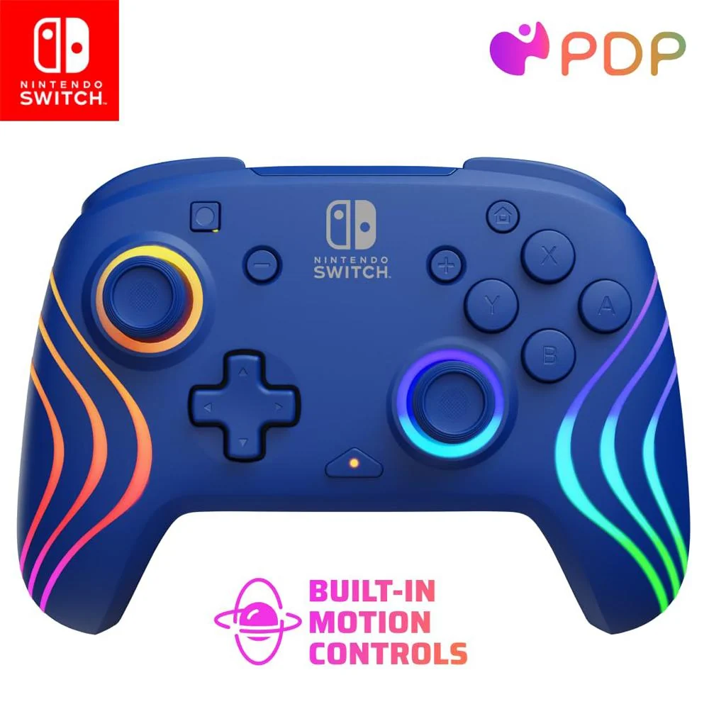 PDP Afterglow Wave Wireless Pro Controller with Full Motion for Nintendo Switch - Image 2