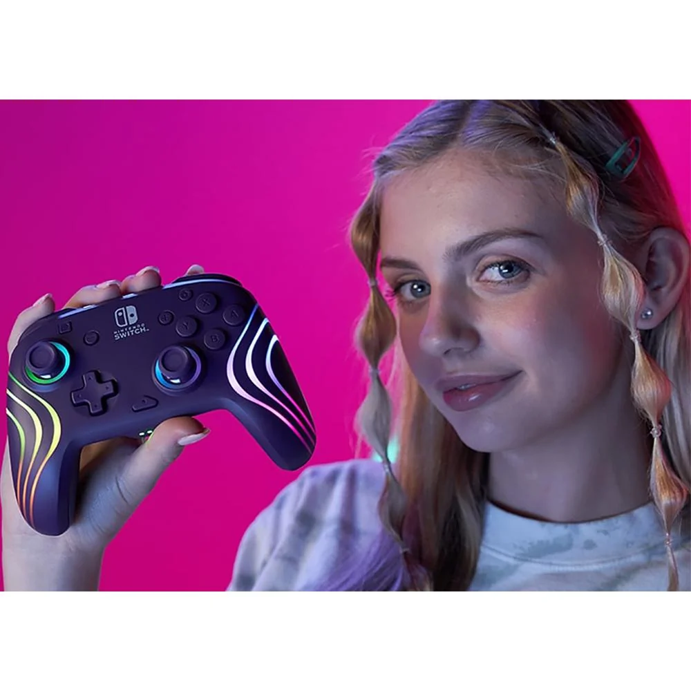 PDP Afterglow Wave Wireless Pro Controller with Full Motion for Nintendo Switch - Image 8