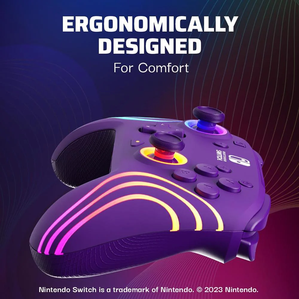 PDP Afterglow Wave Wireless Pro Controller with Full Motion for Nintendo Switch - Image 9