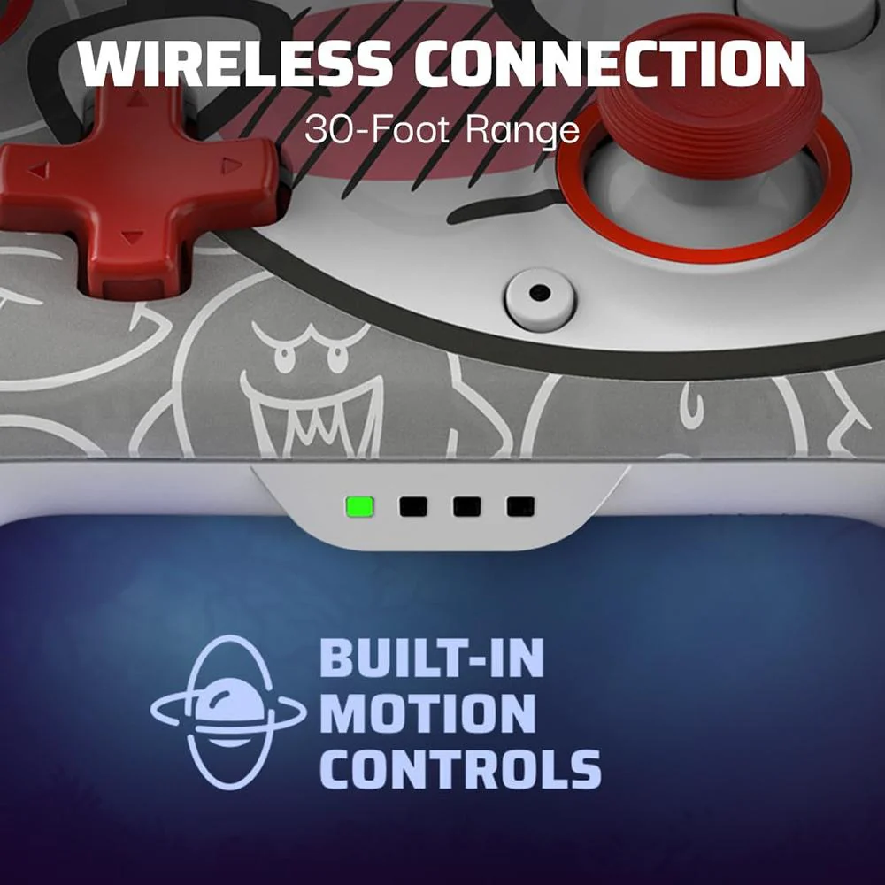 PDP Rematch Glow Wireless Controller Boo Hoo w/ Motion for Nintendo Switch - Image 10