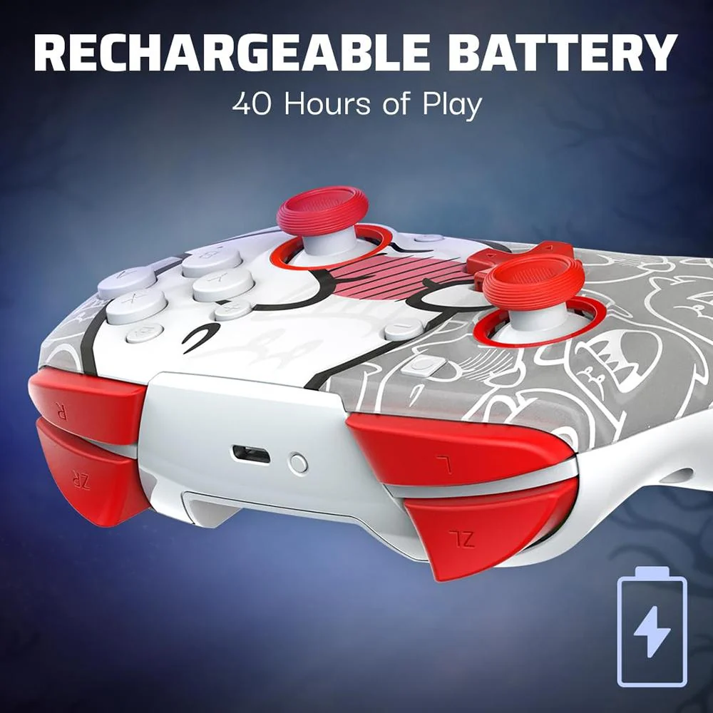 PDP Rematch Glow Wireless Controller Boo Hoo w/ Motion for Nintendo Switch - Image 2
