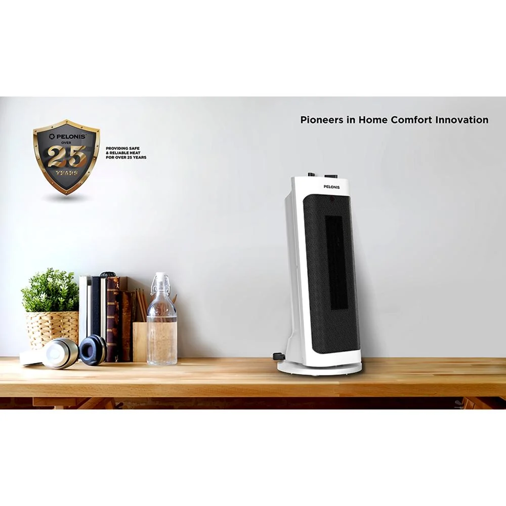 Pelonis PH-19J 1500W Portable Space Heater Oscillation and Thermostat, White - Image 12