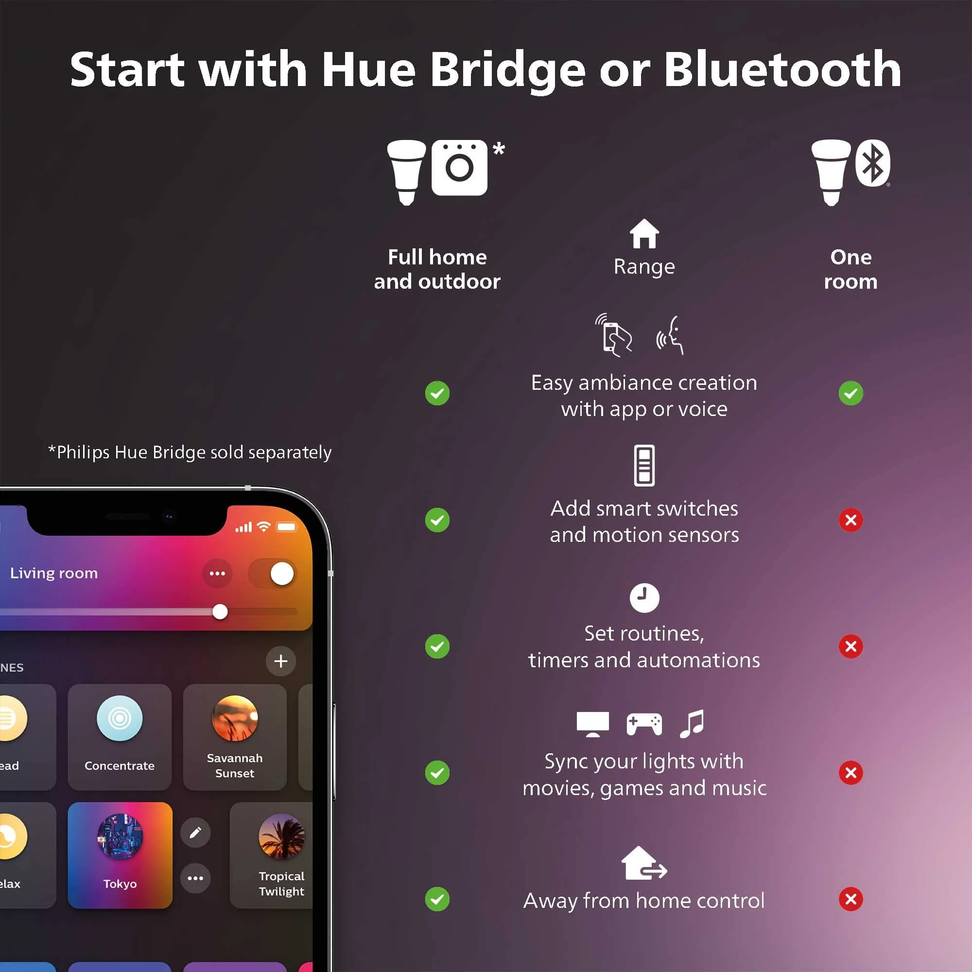 Philips Hue White and color ambiance Play gradient lightstrip 65 inch - Image 2
