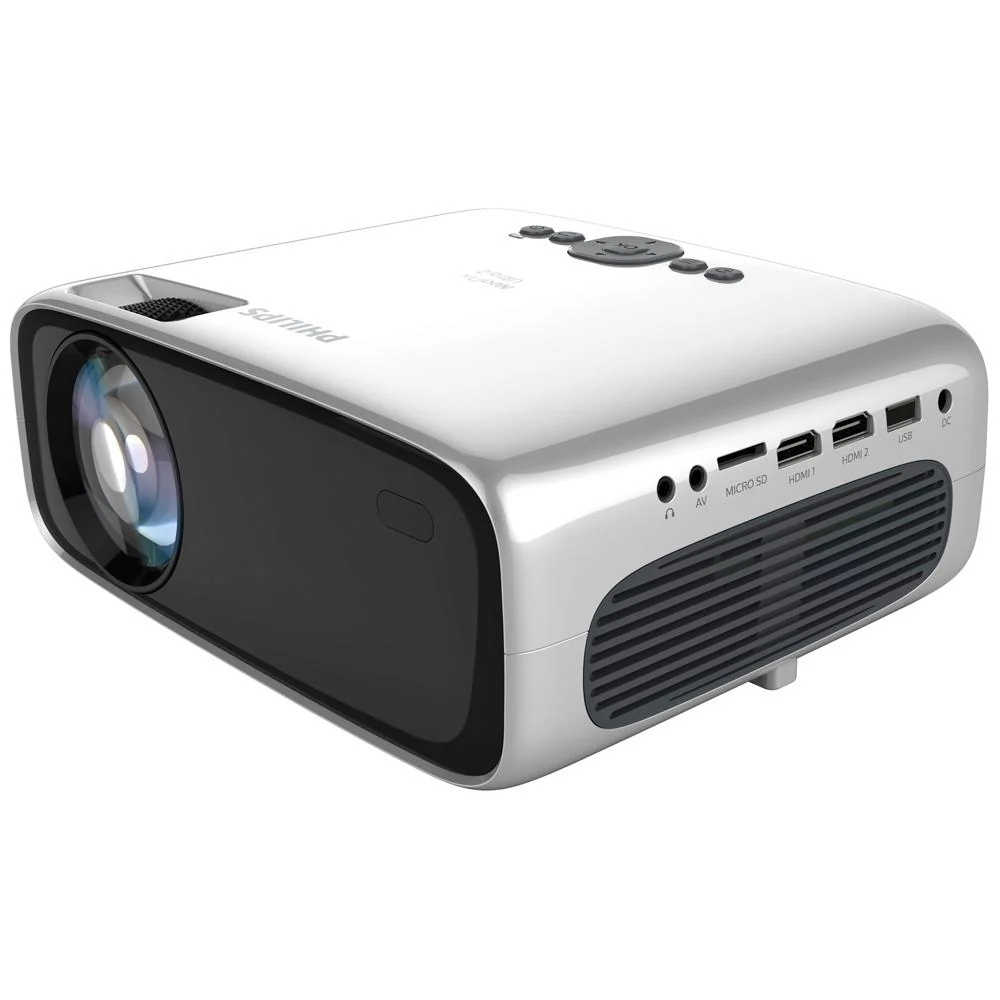 Philips NeoPix Ultra 2 Full HD Smart Compact LCD Projector w/ 120" Projector Screen - Image 3