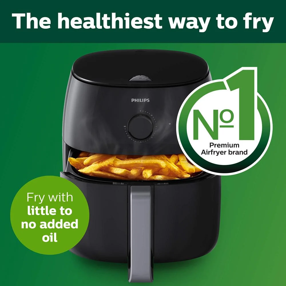 Philips Premium Airfryer XXL with Fat Removal Technology - Open Box + 1 Year Warranty - Image 3