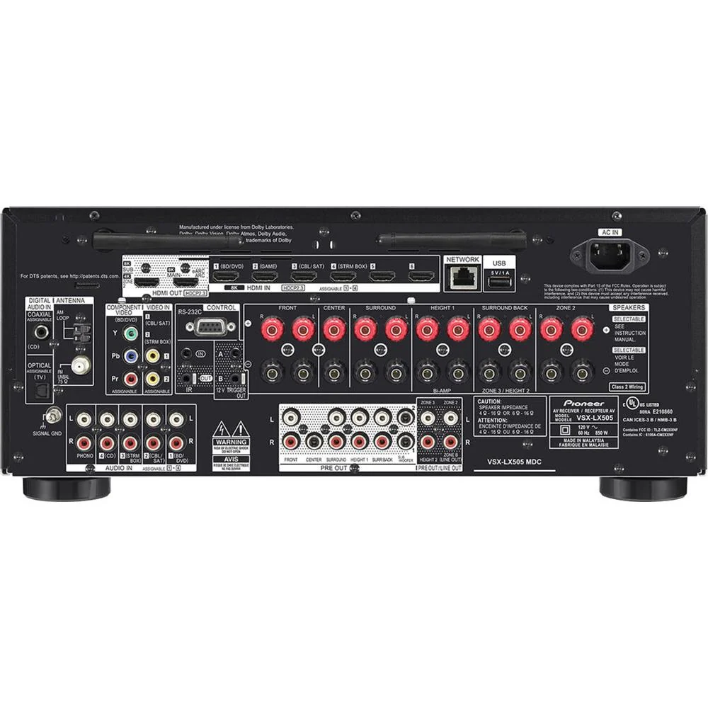 Pioneer Elite VSX-LX505 9.2 Channel Network AV Receiver - Open Box - Image 5