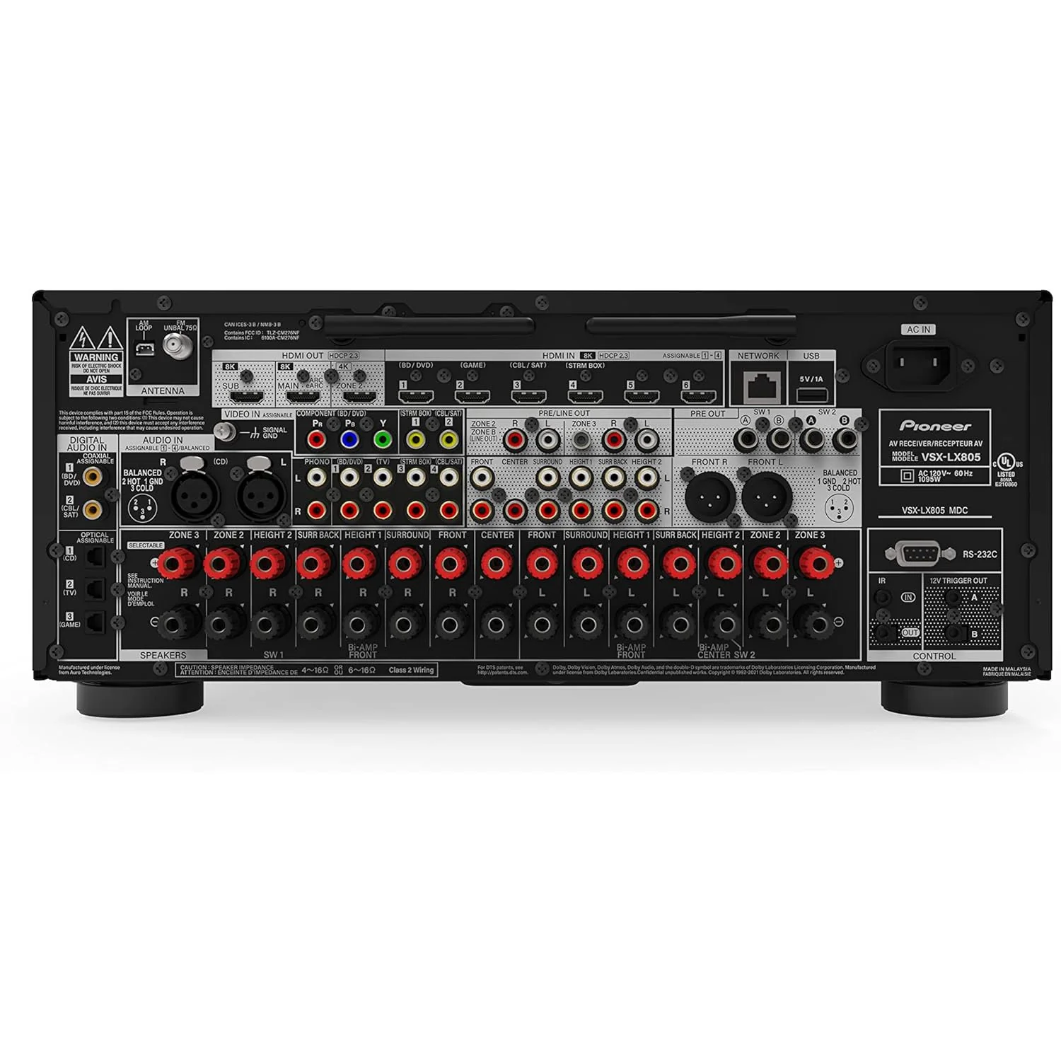 Pioneer Elite VSX-LX805 11.4 Channel AV Receiver - Image 5