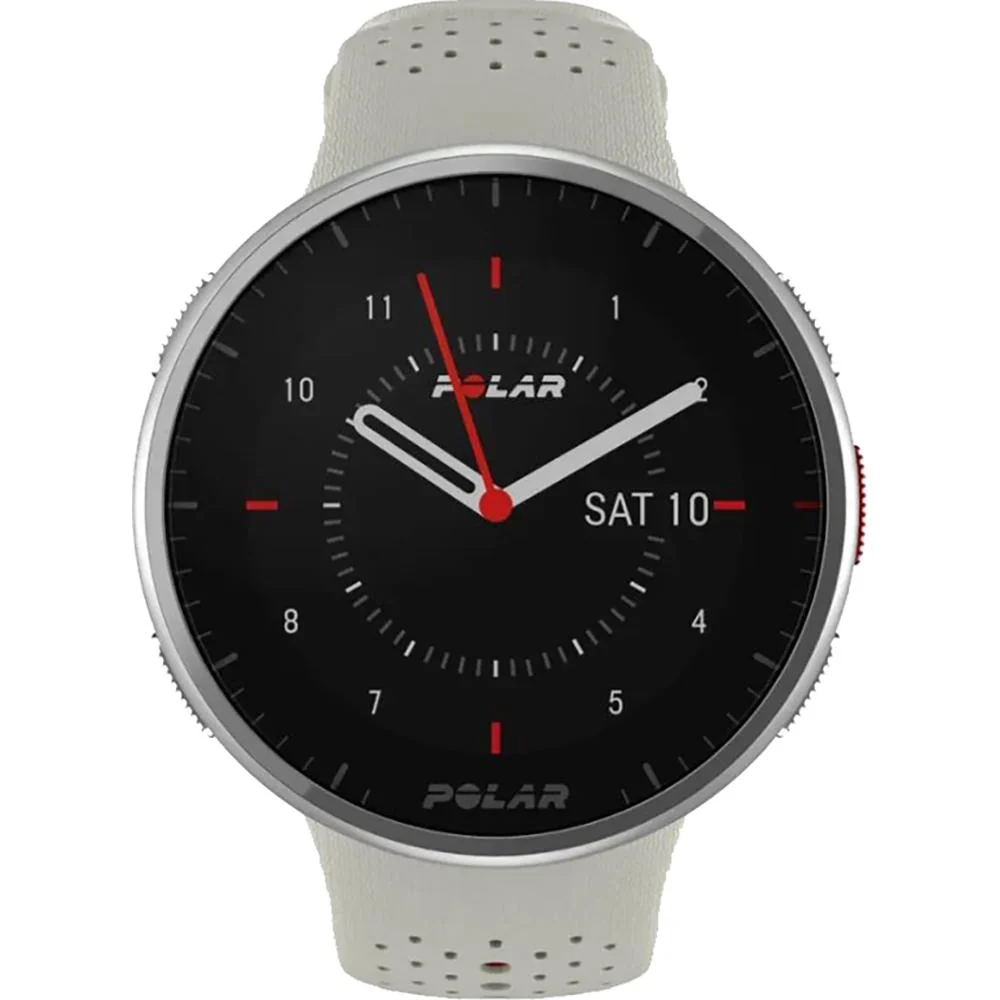 Polar Pacer Pro Advanced GPS Running Watch, White/Red - Open Box - Image 2