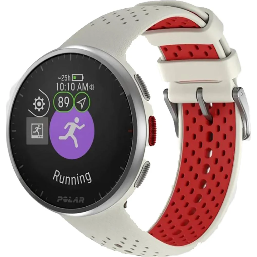 Polar Pacer Pro Advanced GPS Running Watch, White/Red - Open Box - Image 3