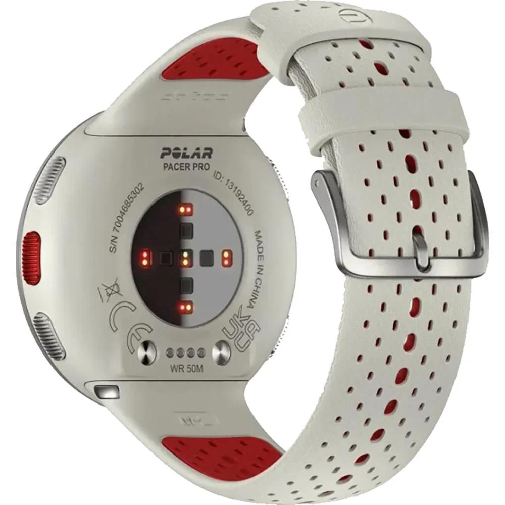 Polar Pacer Pro Advanced GPS Running Watch, White/Red - Open Box - Image 5