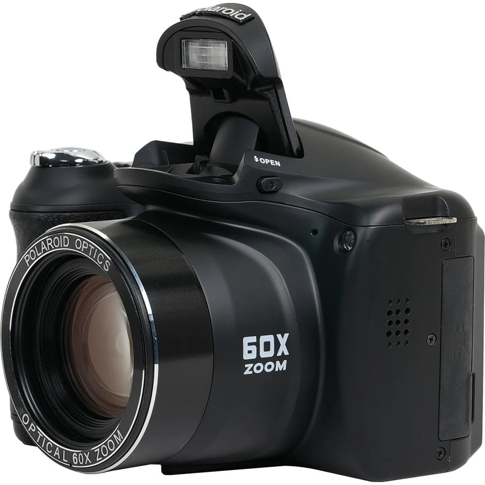 Polaroid iE6035 18MP 60x Optical Zoom Digital Camera , Black - Open Box - Image 2
