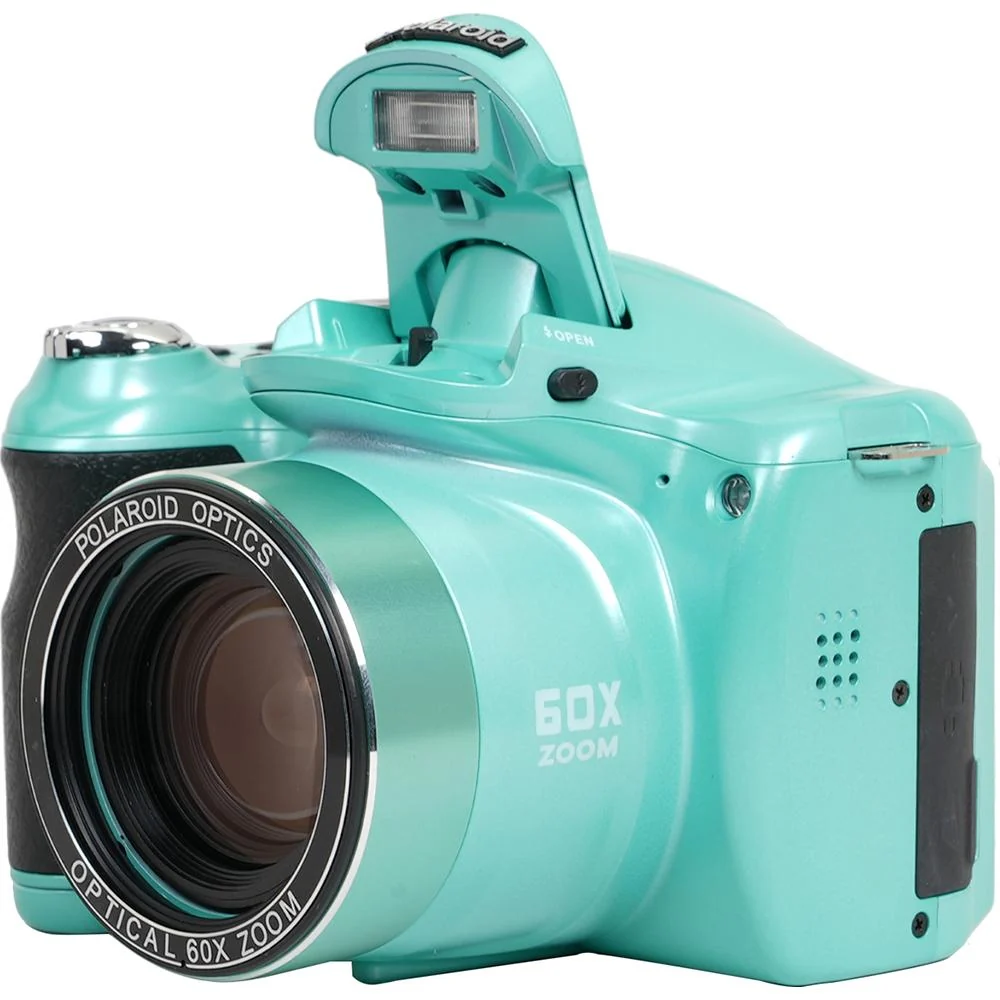 Polaroid  iE6035 18MP 60x Optical Zoom Digital Camera , Teal - Open Box - Image 2