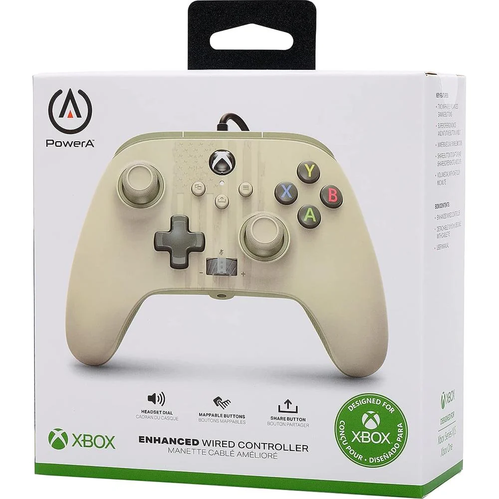 PowerA Enhanced Wired Controller for Xbox Series X/S - Desert Ops - Open Box - Image 9
