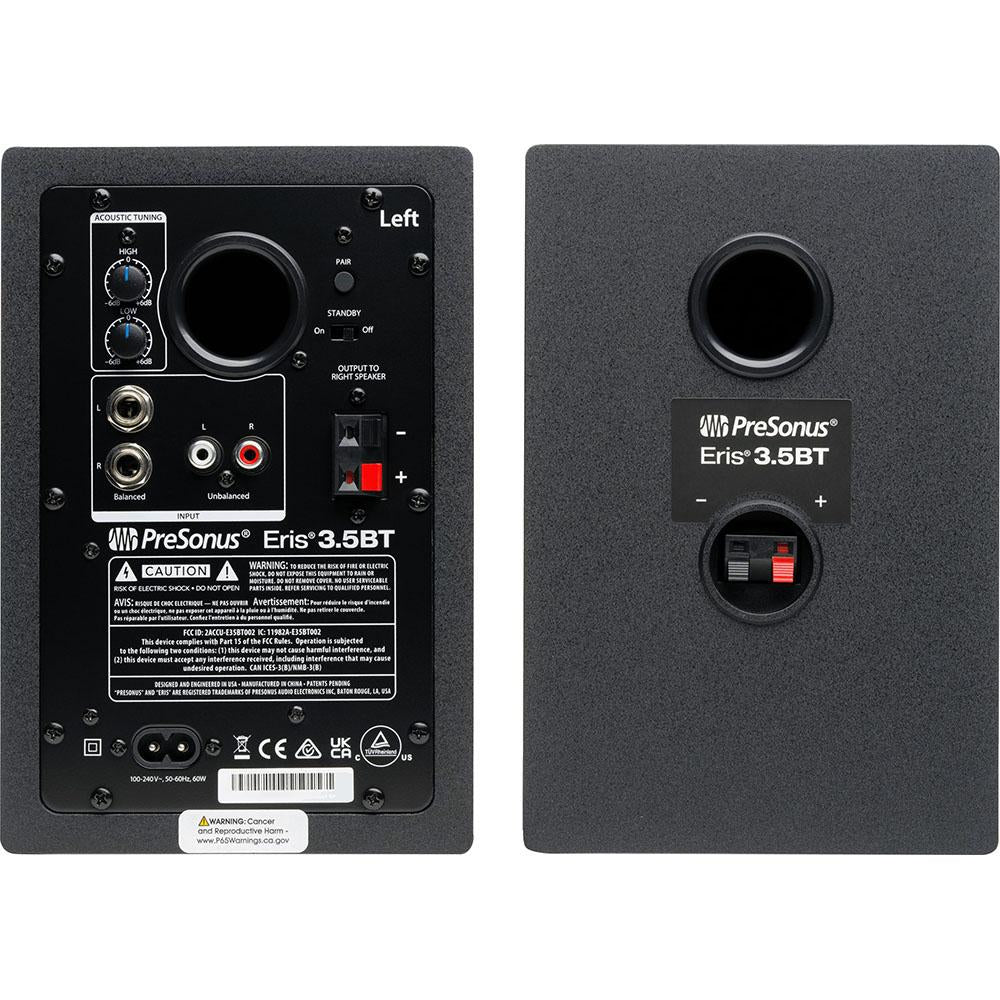 PreSonus Eris 3.5BT Powered Near Field Bluetooth Studio Monitors, Pair - Image 2