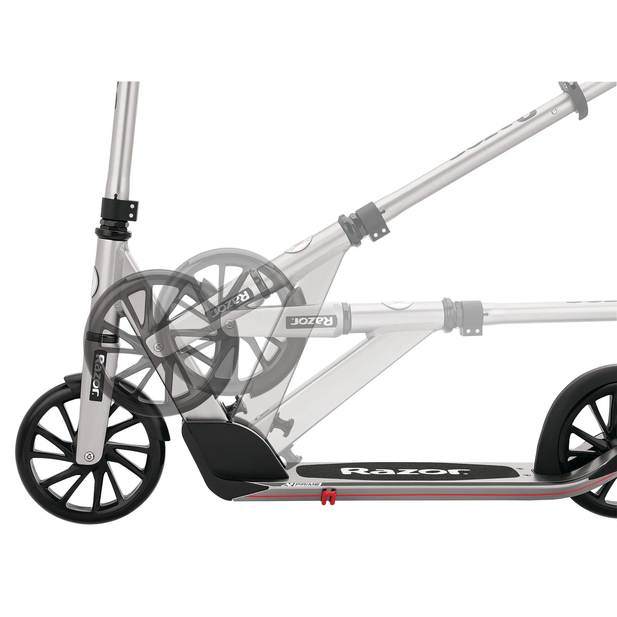 Razor A5 DLX Scooter (Silver) - 13013211 with Deco Drawstring Bag - Image 3