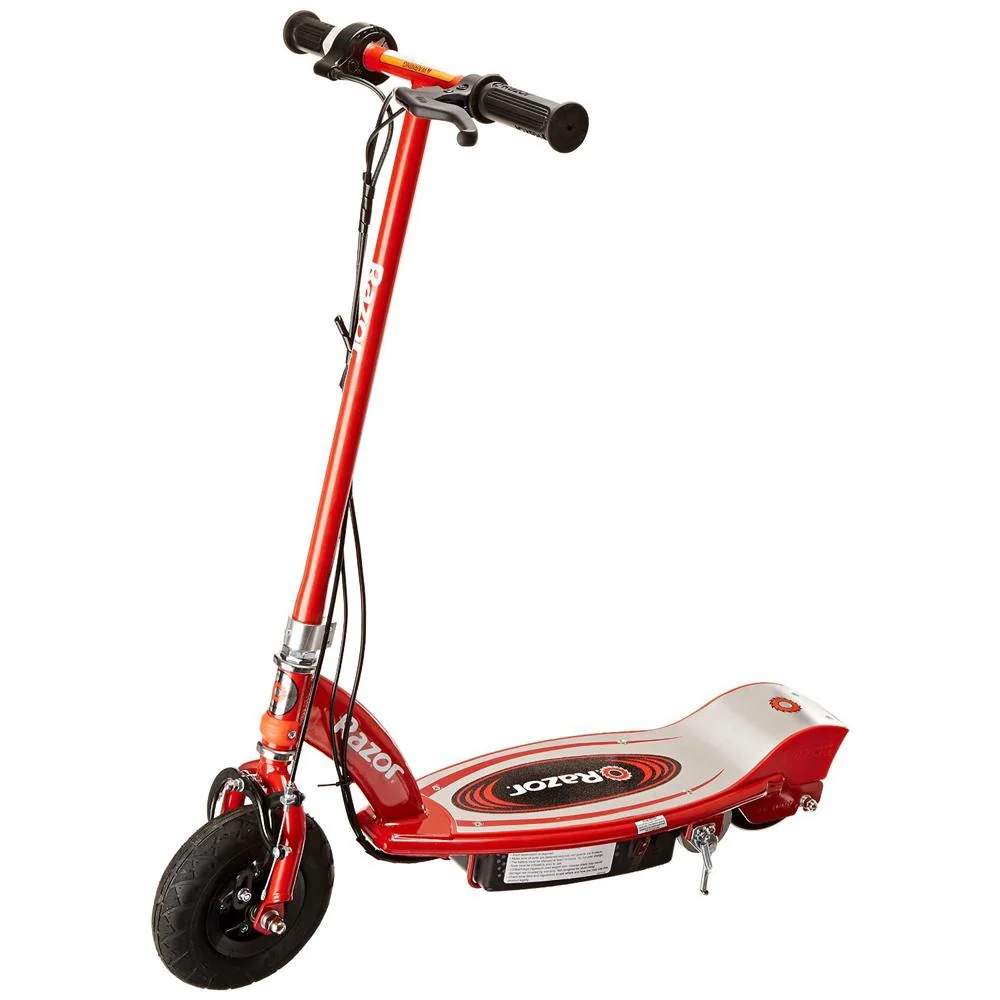 Razor E100 Electric Scooter - Red + Extended Warranty and Deco Bag - Image 2