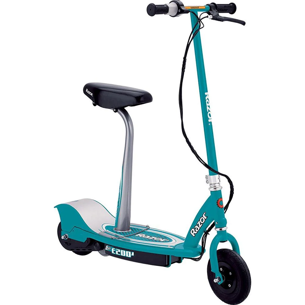 Razor E200S Seated Electric Scooter - Teal (OPEN BOX)