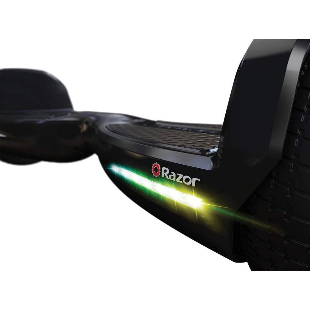 Razor Hovertrax Prizma Electric Hoverboard, Black + Extended Protection & Deco Bag - Image 5