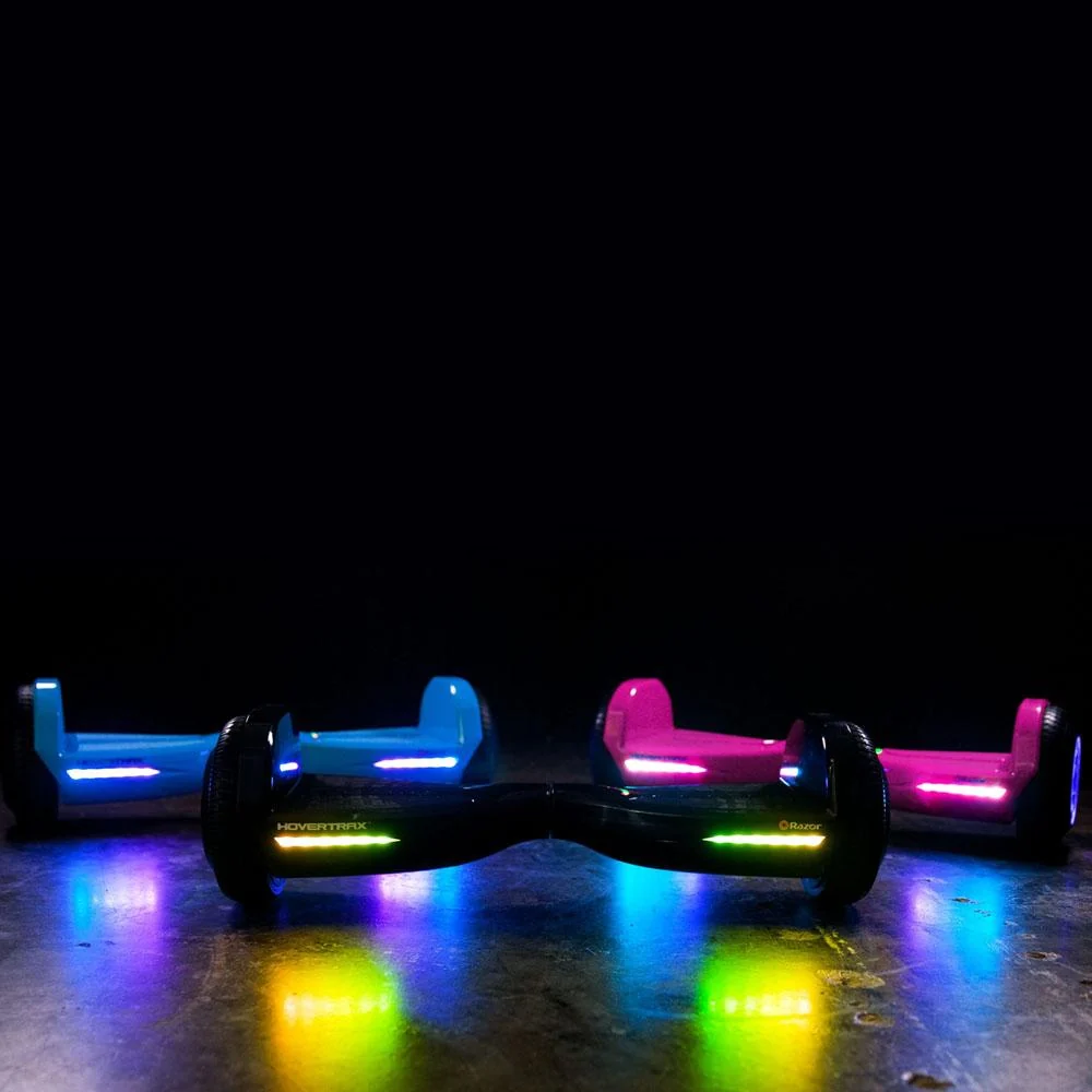 Razor Hovertrax Prizma Electric Hoverboard, Black + Extended Protection & Deco Bag - Image 6