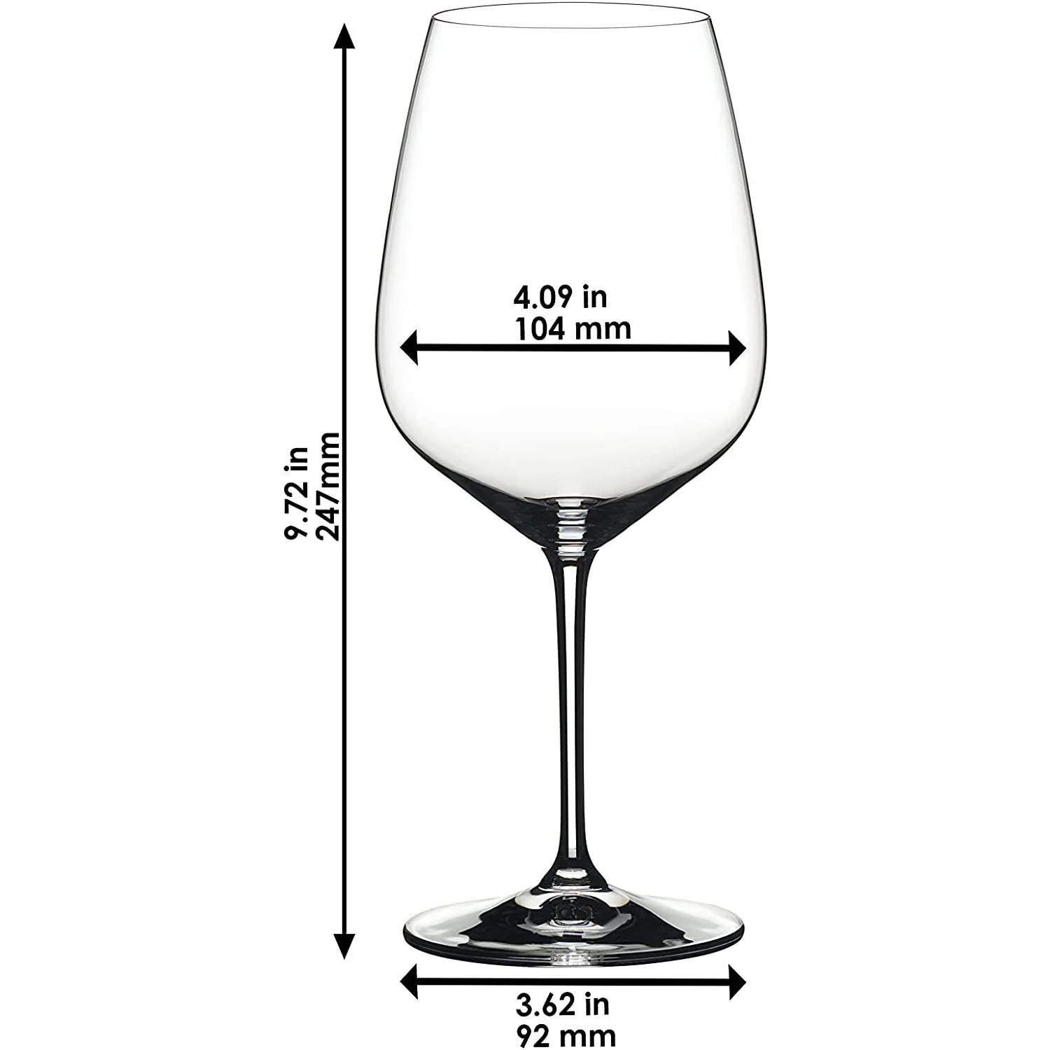 Riedel Heart to Heart Cabernet Sauvignon Glasses Set of 2 + Deluxe Lever Corkscrew - Image 5