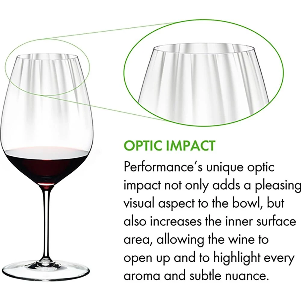 Riedel Performance Cabernet Wine Glasses, 2-pack - 6884/0 - Open Box - Image 2