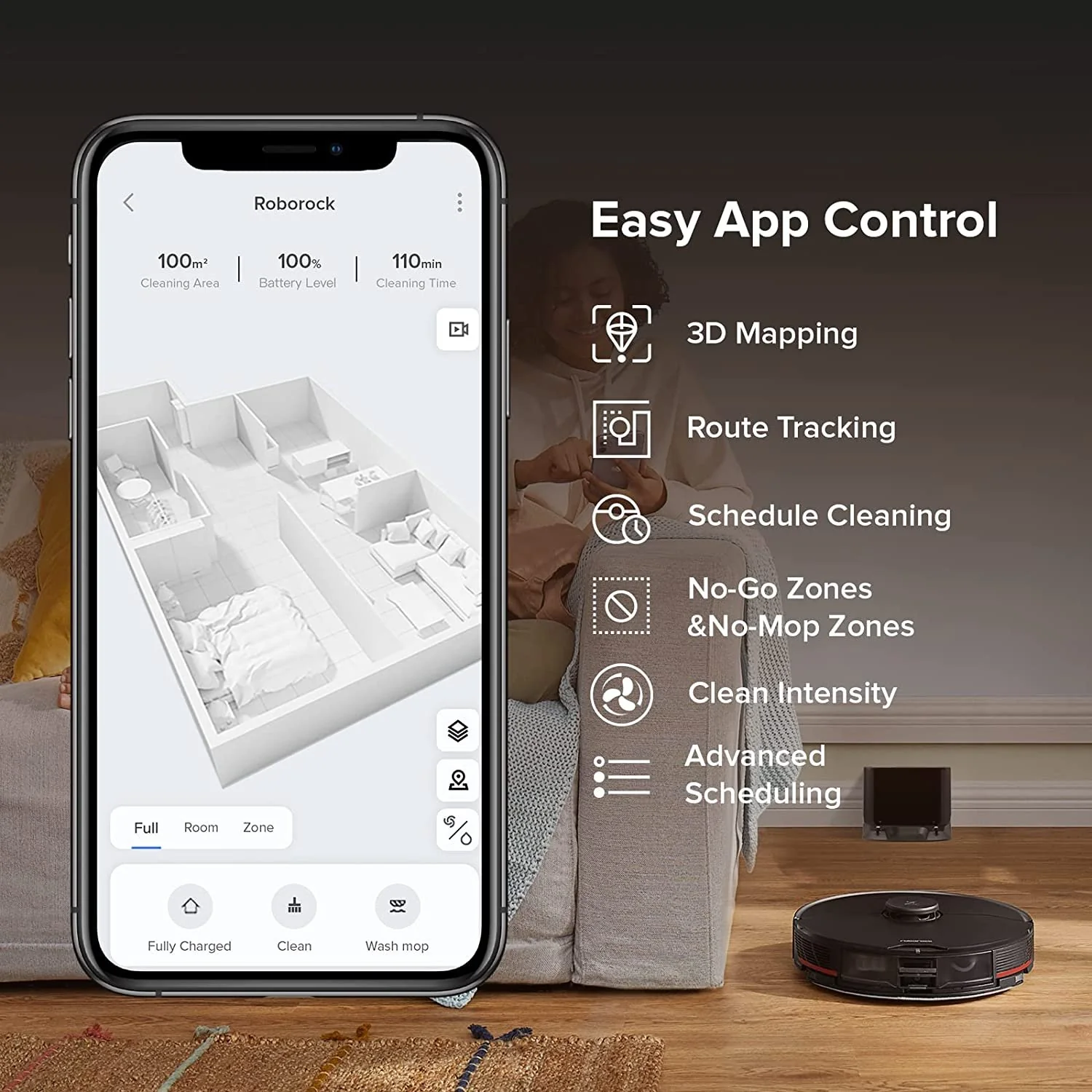 Roborock S7 MaxV Automated Robot Vacuum and Sonic Mop - Image 6