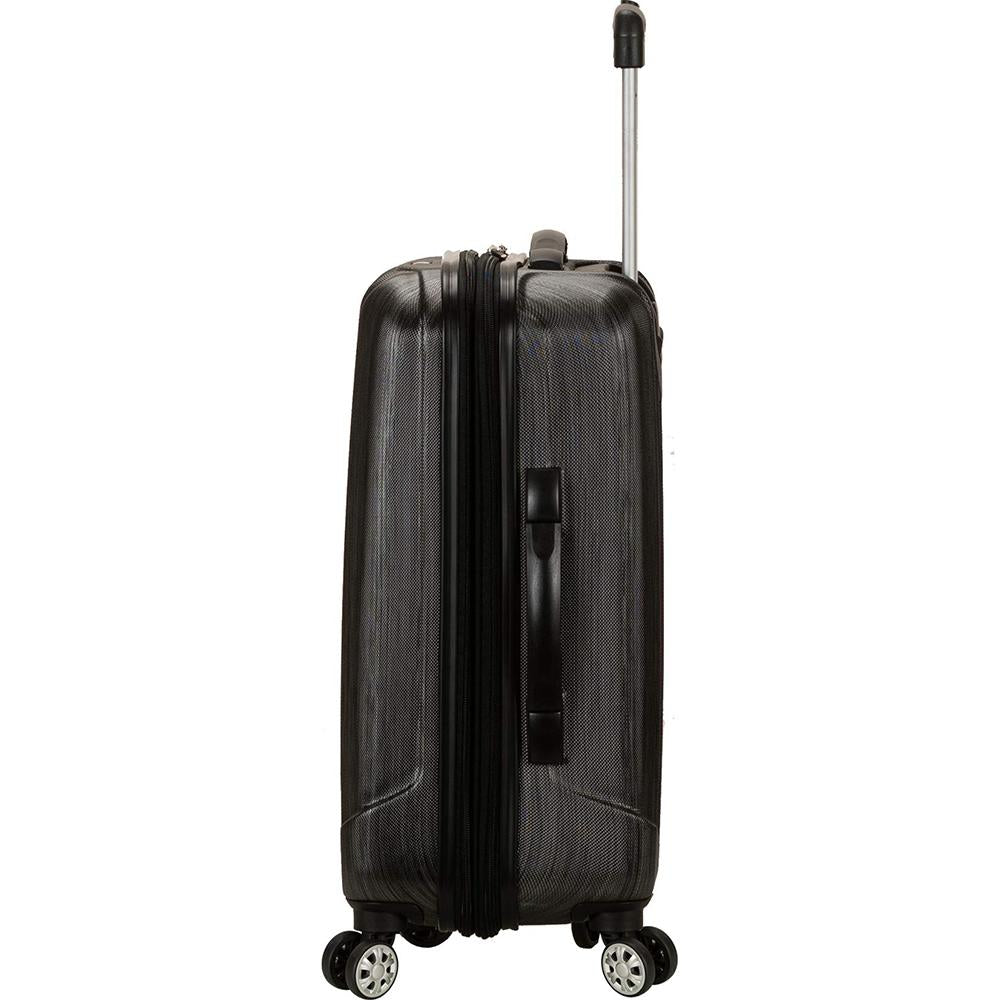 Rockland Melbourne Hardside 20" Expandable Spinner Carry-On Luggage, Metallic (F145) - Image 3