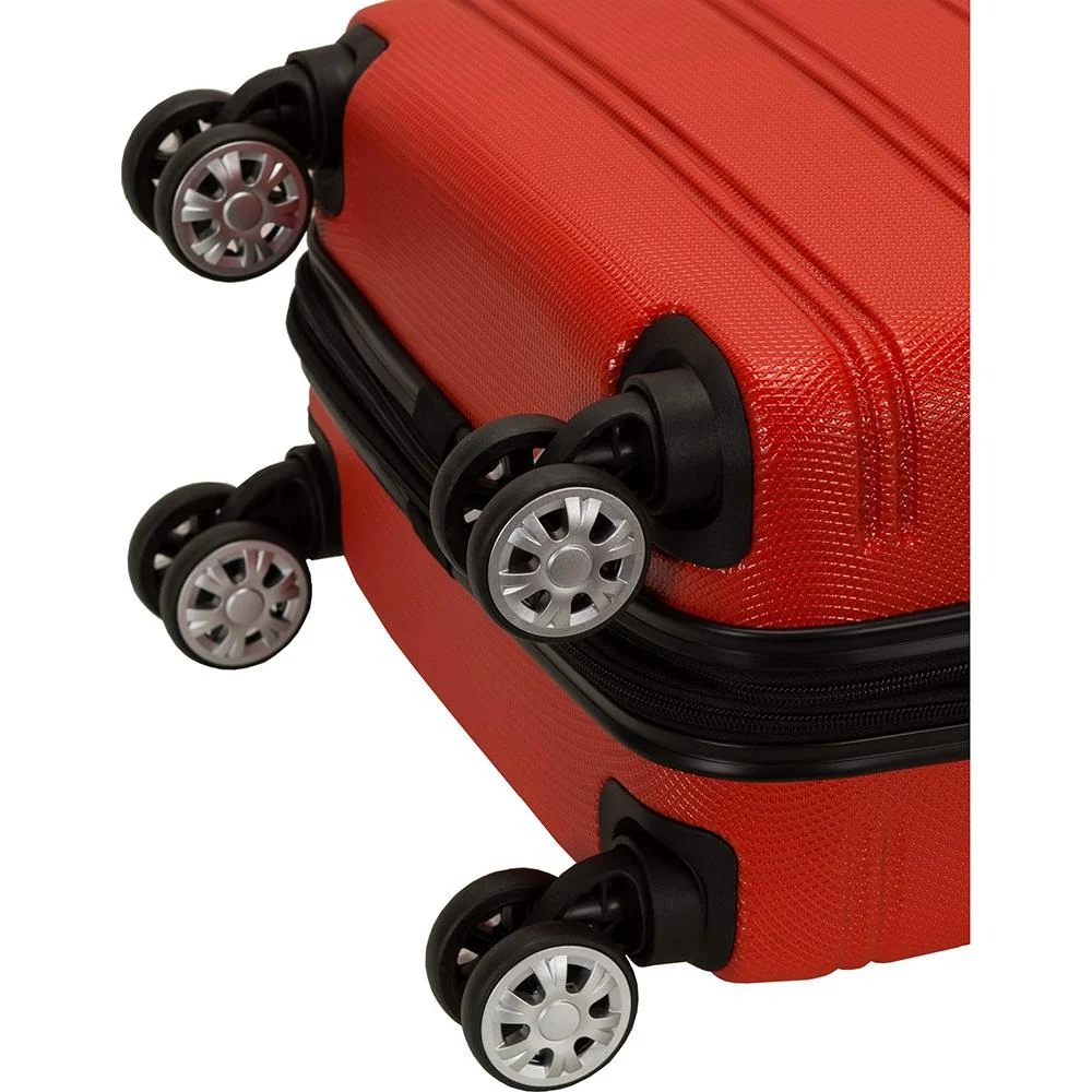 Rockland Melbourne Hardside 20" Expandable Spinner Carry-On Luggage, Red (F145) - Image 6
