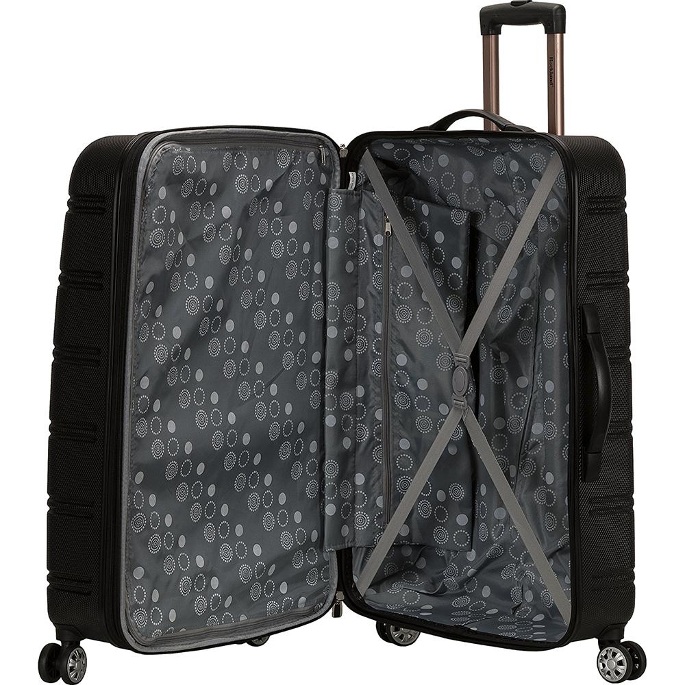 Rockland Melbourne Hardside 28" Expandable Spinner Wheel Luggage, Black (F1603) - Image 4