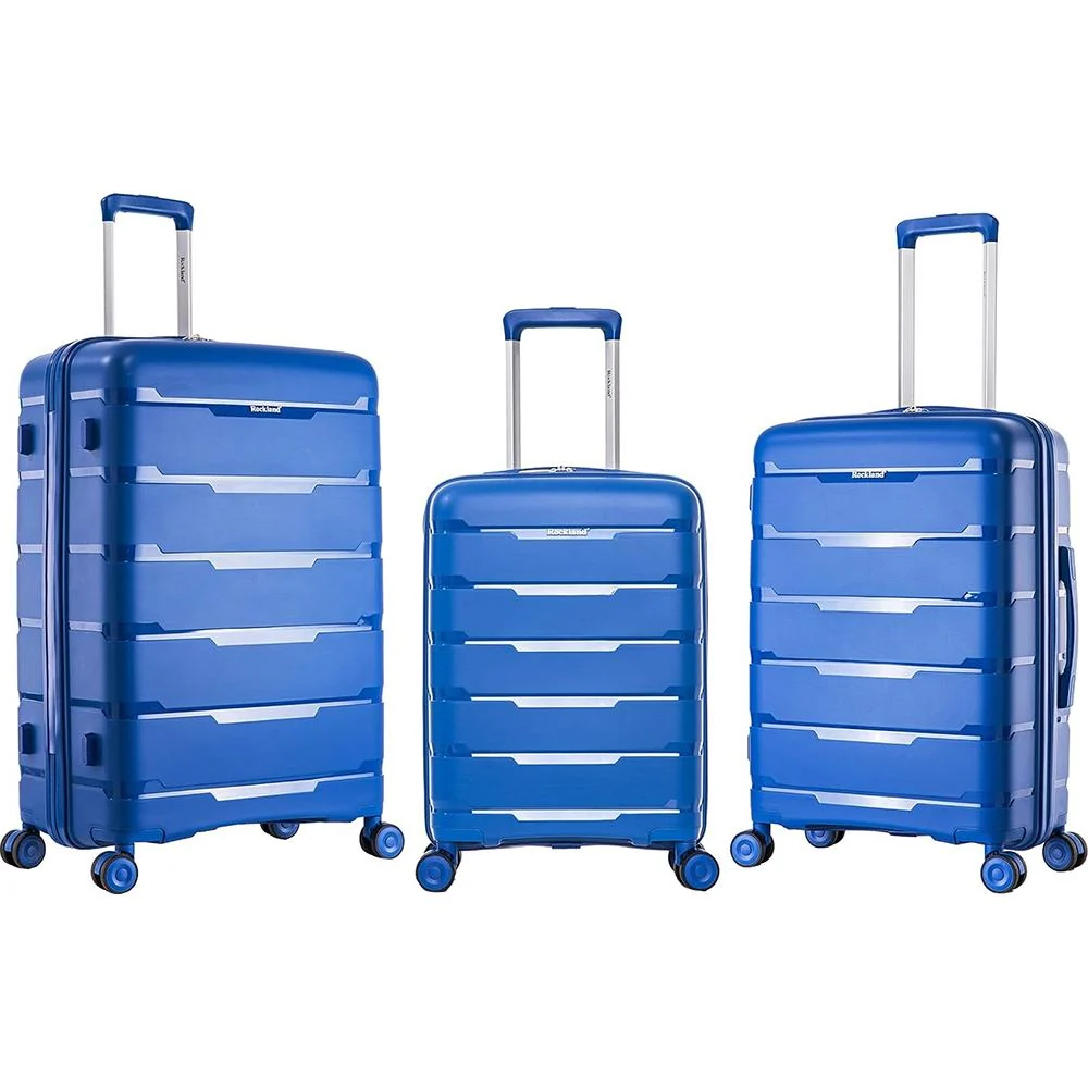 Rockland Pasadena 3pc Hardside Luggage Nested Spinner Set (Open Box) + 1 Year Warranty - Image 2