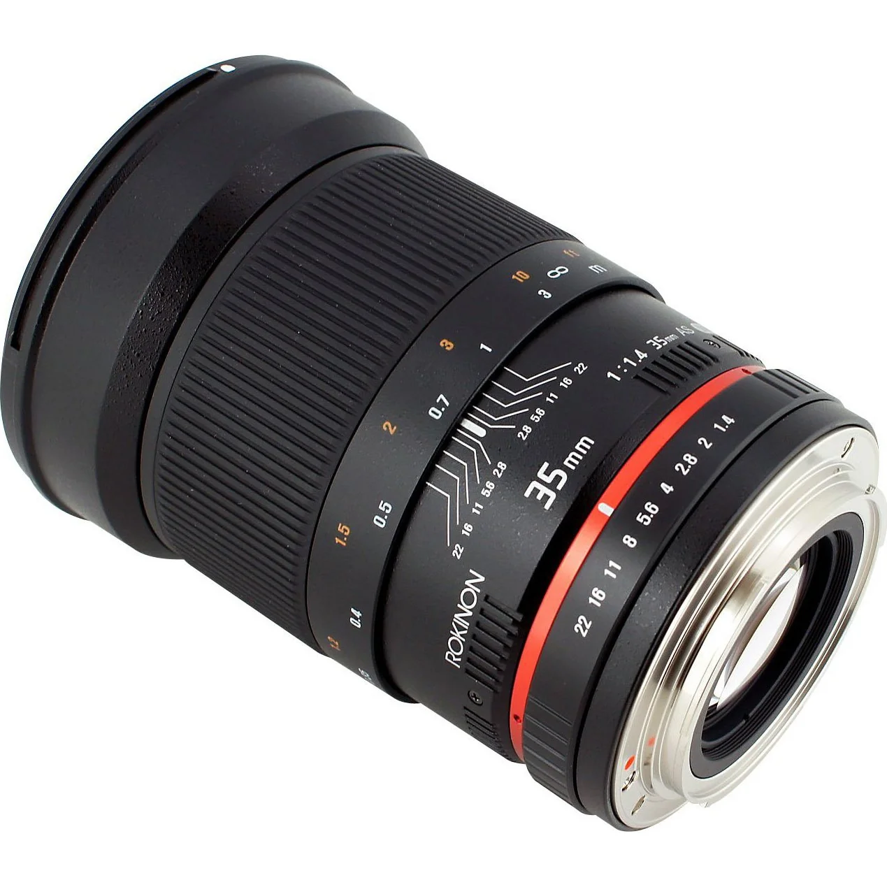 Rokinon 35mm F/1.4 AS UMC Wide Angle Lens for Nikon with Automatic Chip OPEN BOX - Image 2