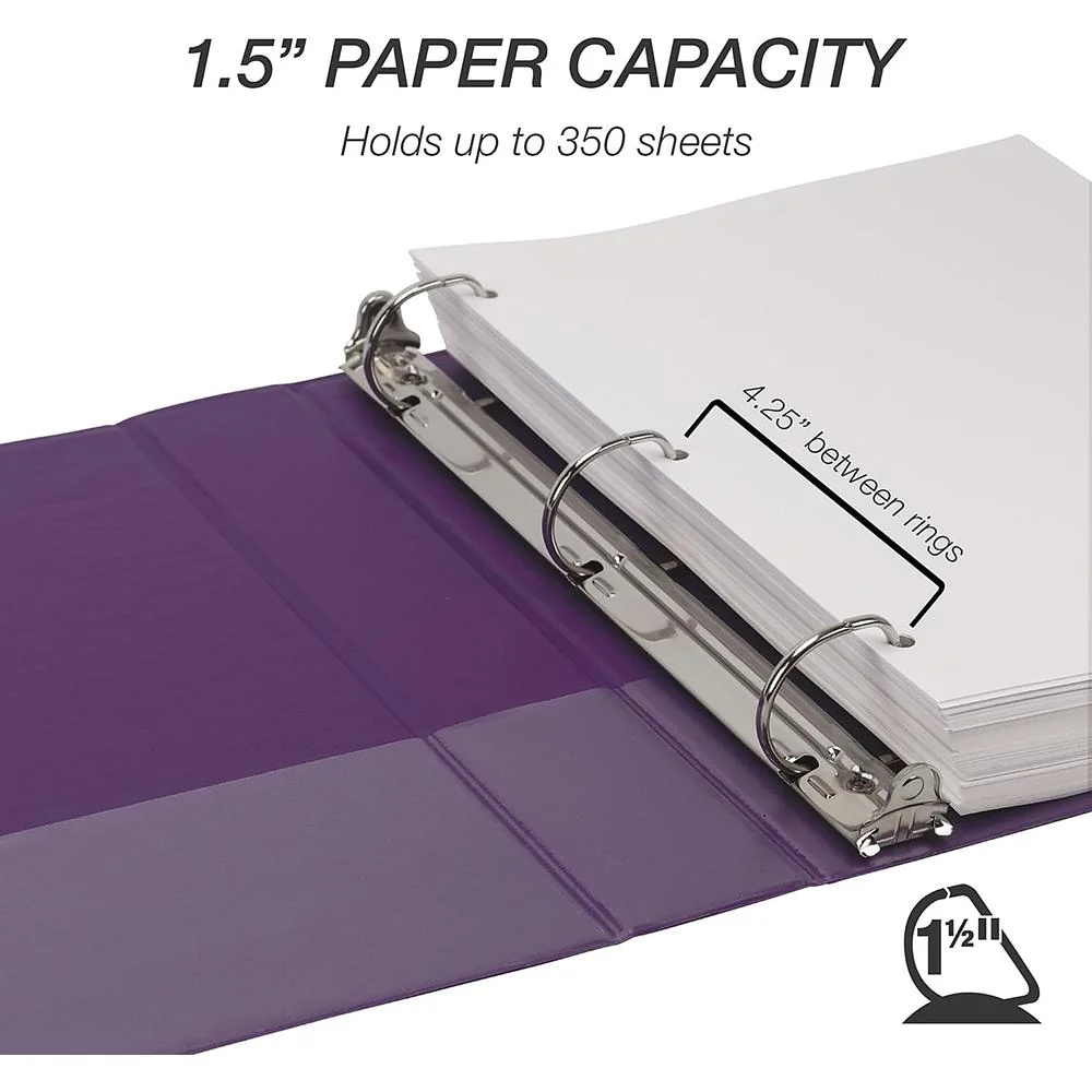 Samsill Durable 5 1.5" Binder 4pk Asst - Image 3
