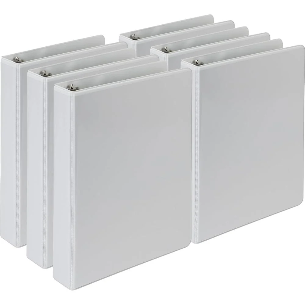 Samsill Econo Jr Bnd View 1" White 6pk