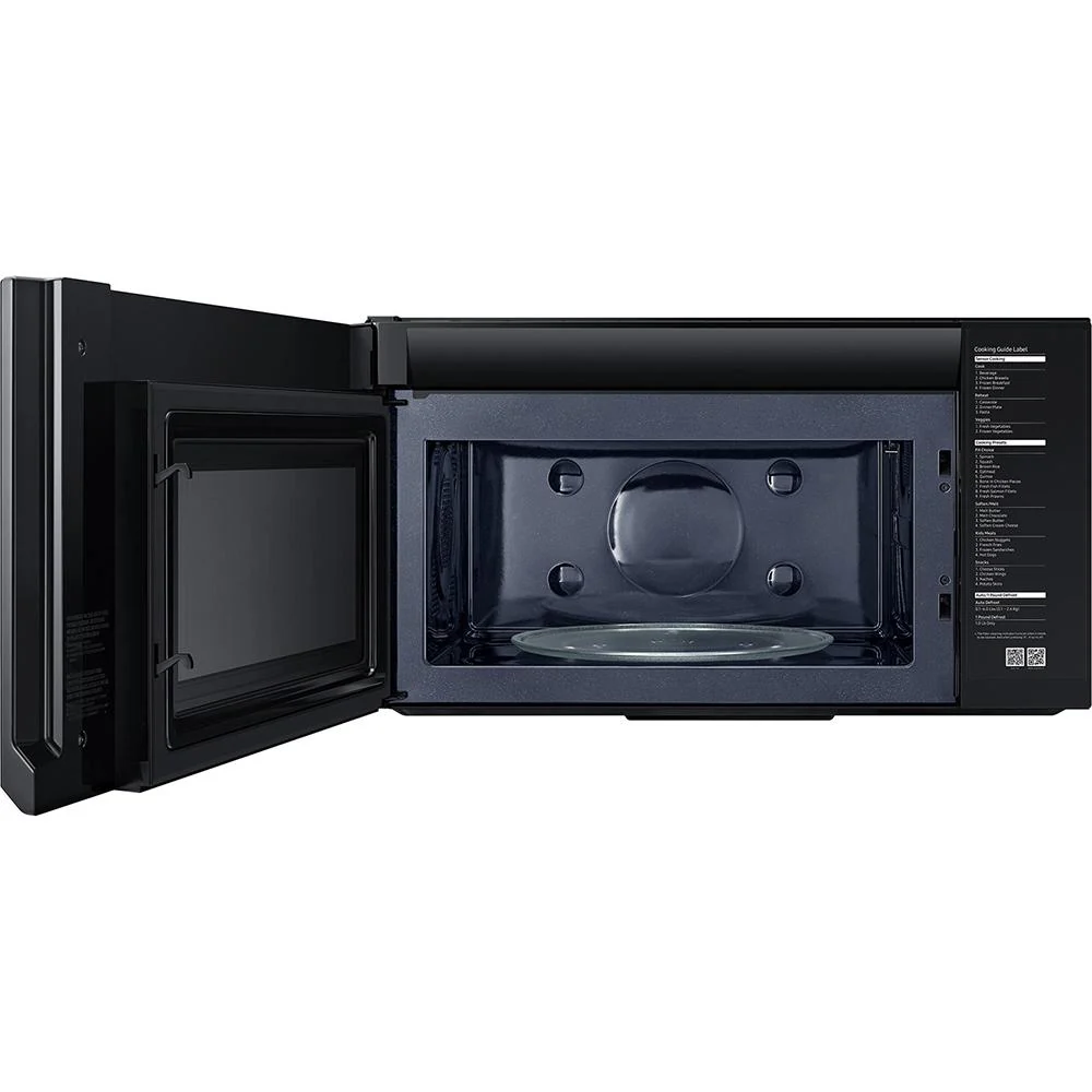 Samsung 1.7 cu ft Smart Over-the-Range Slim Fry Convection Microwave, Steel - Image 5