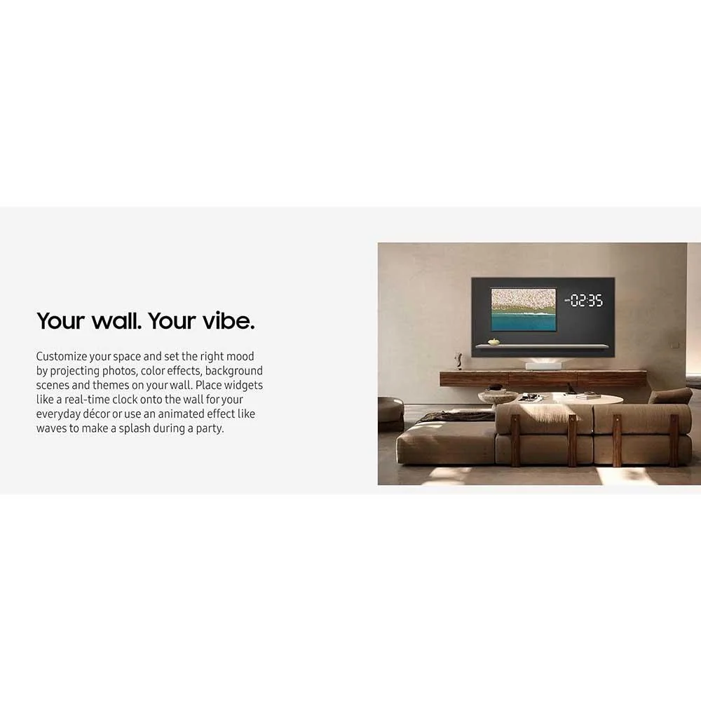 Samsung 130" LPU9D 2500 Lumen Premiere Ultra Short Throw 4K Smart TV Laser Projector - Image 12
