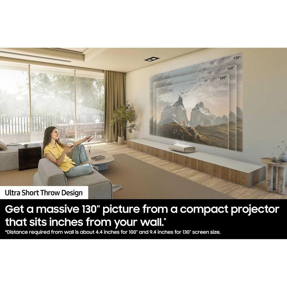 Samsung 130" Premiere Ultra Short Throw 4K Projector +26 Month Protection Bundle - Image 11