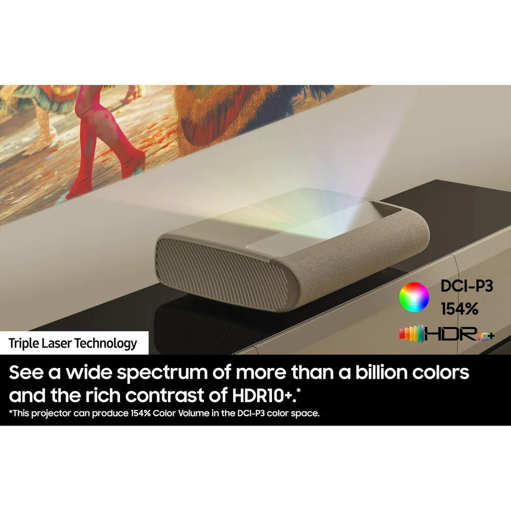 Samsung 130" Premiere Ultra Short Throw 4K Projector +26 Month Protection Bundle - Image 9