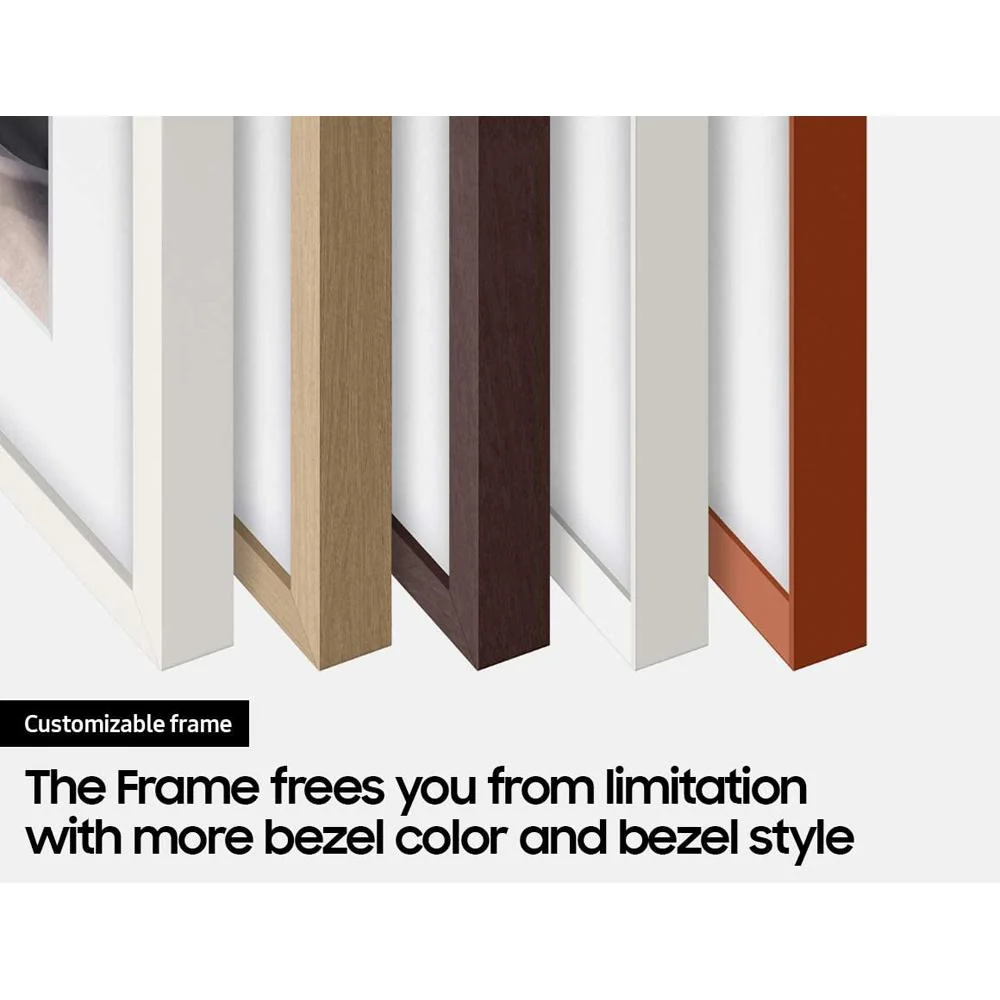 Samsung 65" The Frame Customizable Bezel - Beveled Brick Red - VG-SCFA65TRCZA - Image 6