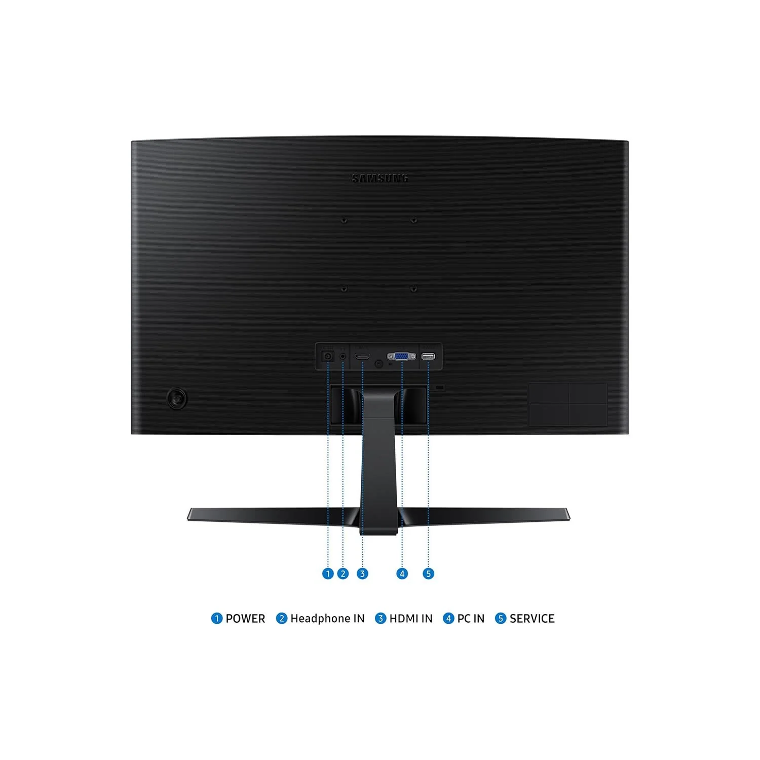 Samsung 24" Essential S3 (S36GD) Series FHD 100Hz 16:9 VA 1800R Curved Monitor - Image 5