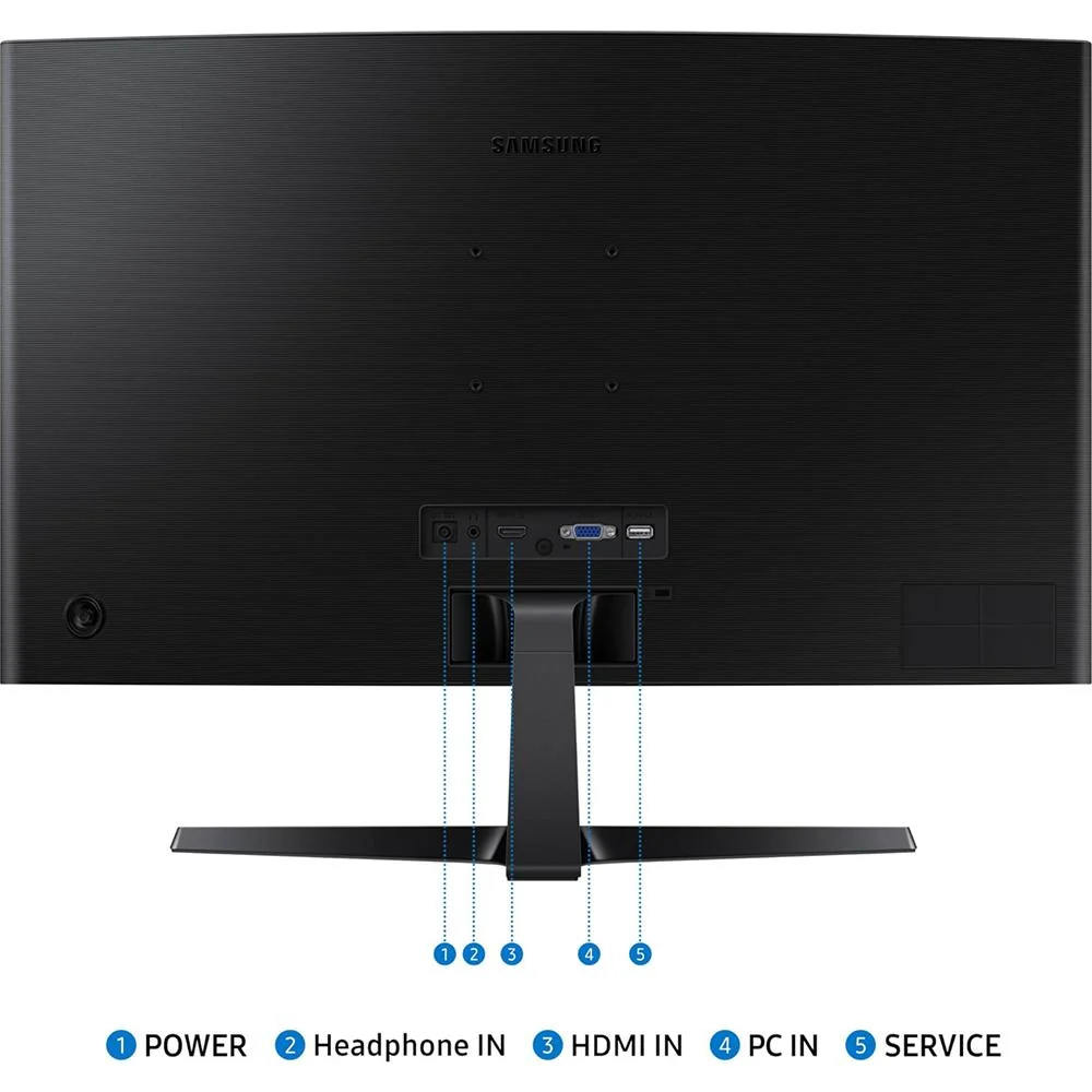 Samsung 27" Essential S3 (S36GD) Series FHD 100Hz 16:9 VA 1800R Curved Monitor - Image 7