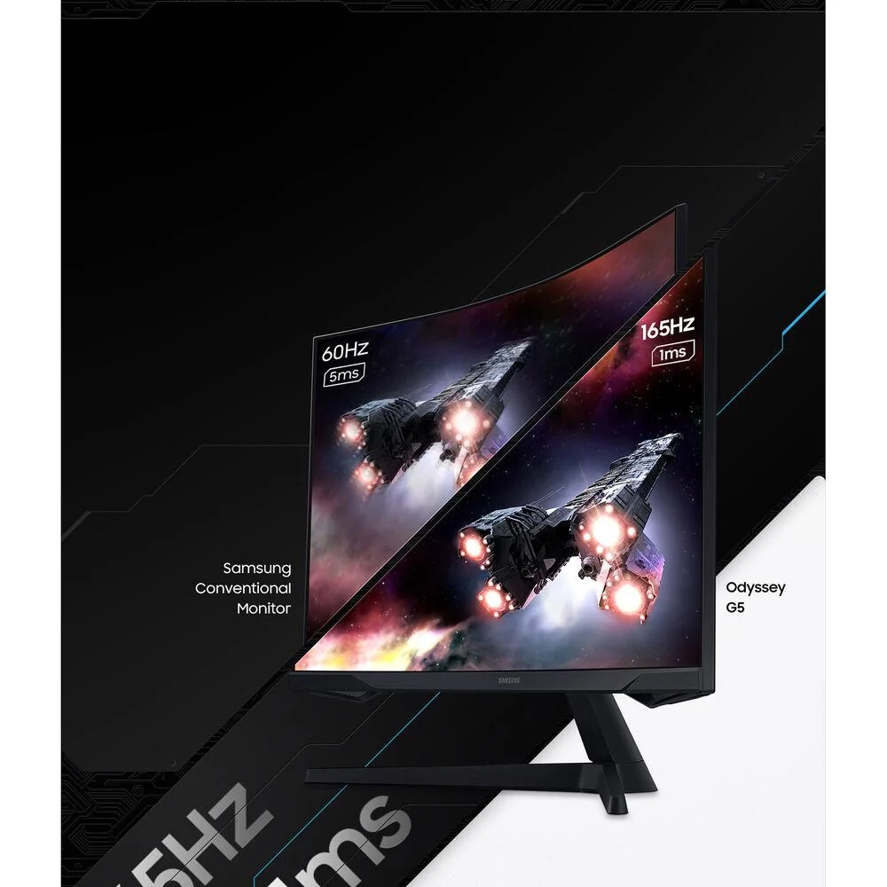 Samsung 27" Odyssey G55C QHD 1000R Curved Gaming Monitor + 26 Months Protection Bundle - Image 12