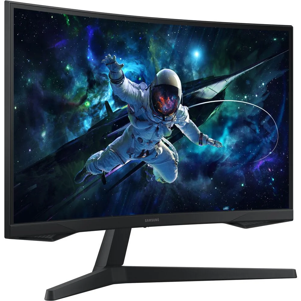 Samsung 27" Odyssey G55C QHD 1000R Curved Gaming Monitor + 26 Months Protection Bundle - Image 4