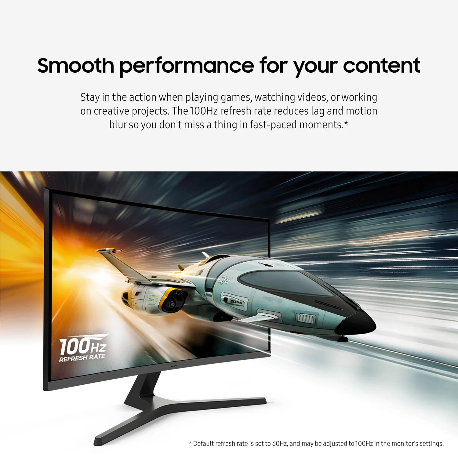 Samsung 27" S3 (S39GD) FHD 100Hz Curved Monitor with Speakers - Image 5