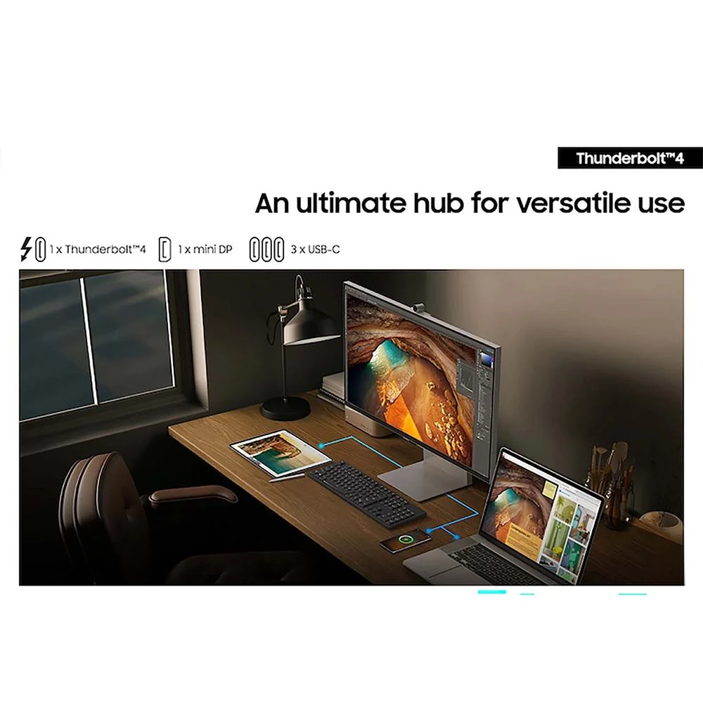 Samsung 27" ViewFinity S9 5K IPS HDR Smart Monitor with Webcam 2 Pack - Image 14